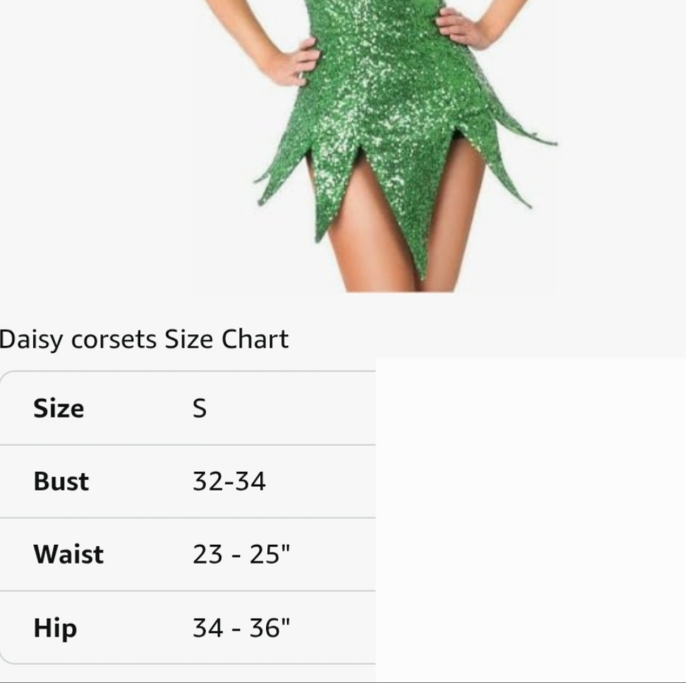 Daisy Corsets Women's Top Drawer Sequin Fairy Corset Dress Costume - Picture 2 of 4